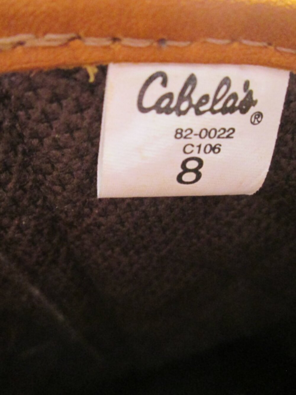 Cabela's Insulated Duck Waterproof Boots Womens 8 Brown Leather Side Zip - Picture 9 of 11